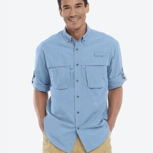 LL Bean | Tropicwear Shirt with Venting, Pockets, UPF and Rollable Sleeves